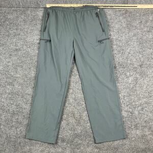 Libin Outdoor Pants Mens Size XL Green Lightweight Zip Pocket Casual Cargo Style